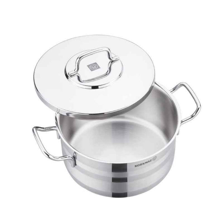 Korkmaz Casserole Stainless Steel Astra2 18cm/ 2.6 Liter