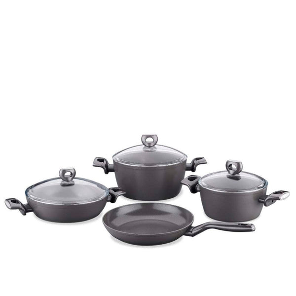 Korkmaz Cookware Set Nora Ceramic 7pcs KOR3942CW - Salman Stores
