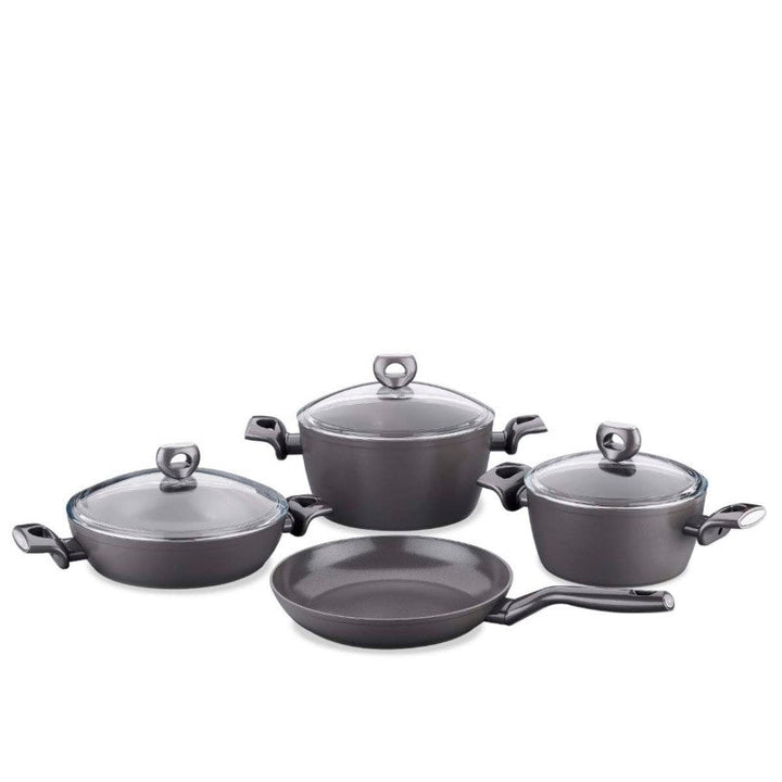 Korkmaz Cookware Set Nora Ceramic 7pcs KOR3942CW - Salman Stores