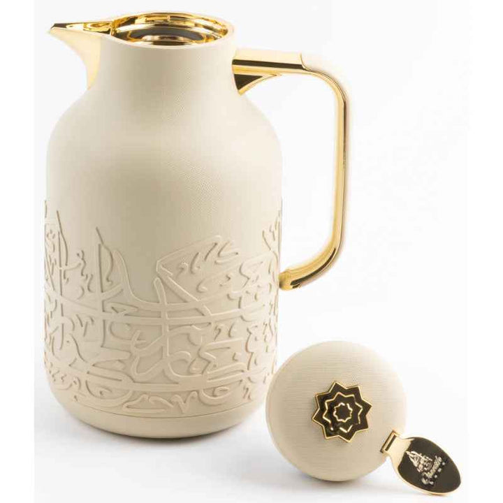 Otantik Vacuum Flask for Tea and Coffee from Jiwar Ivory 1.0 Liter KP1074