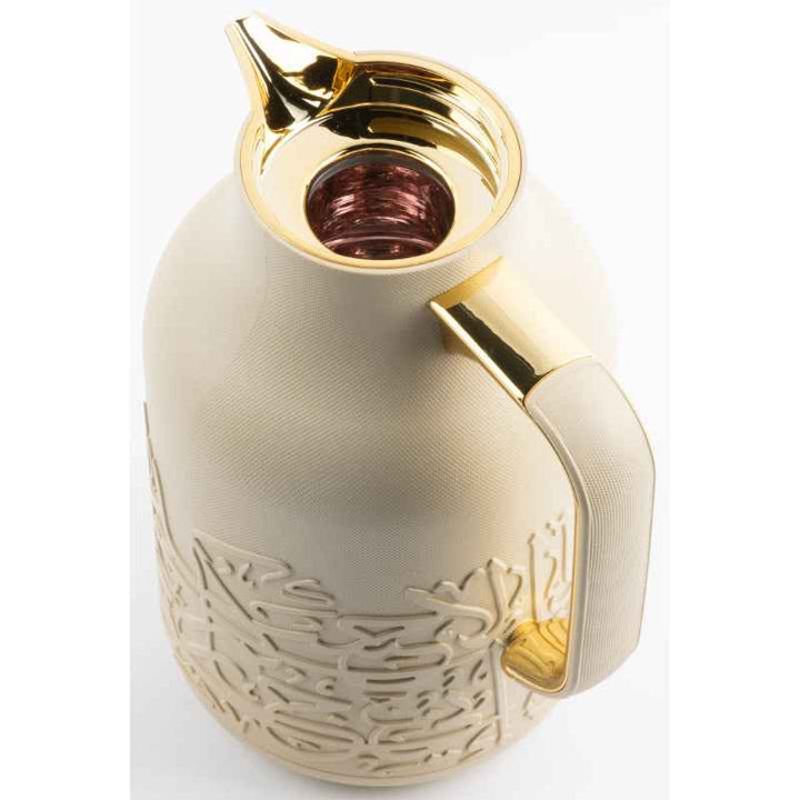 Otantik Vacuum Flask for Tea and Coffee from Jiwar Ivory 1.0 Liter KP1074