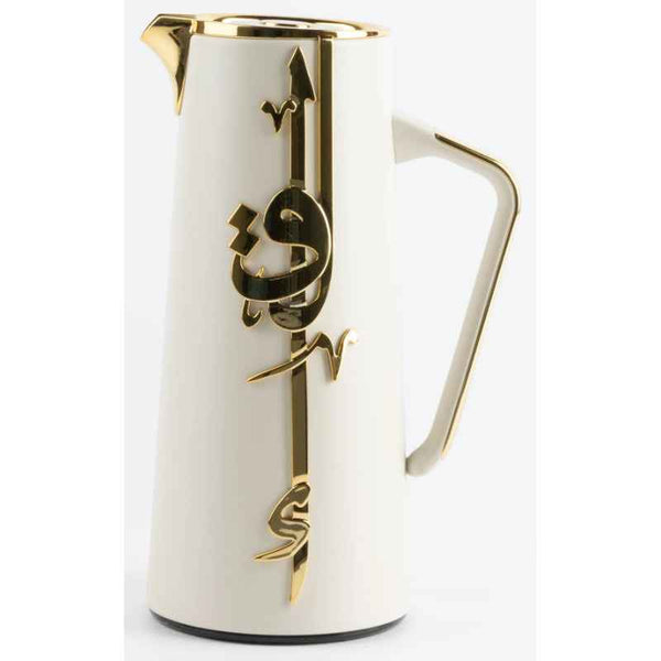 Otantik Vacuum Flask for Tea and Coffee from Liqaa Beige 1.0 Liter KP1080