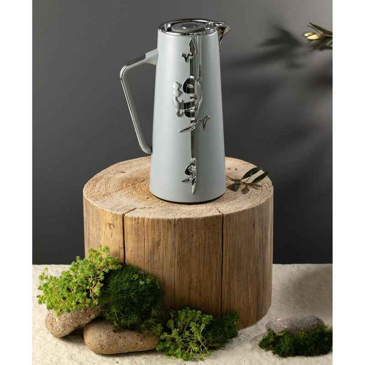 Otantik Vacuum Flask for Tea and Coffee from Liqaa Grey 1.0 Liter KP1083
