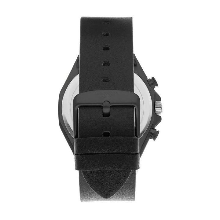 Lee Cooper Men Black Leather Analog Black Dial Watch LC07318651 - Salman Stores
