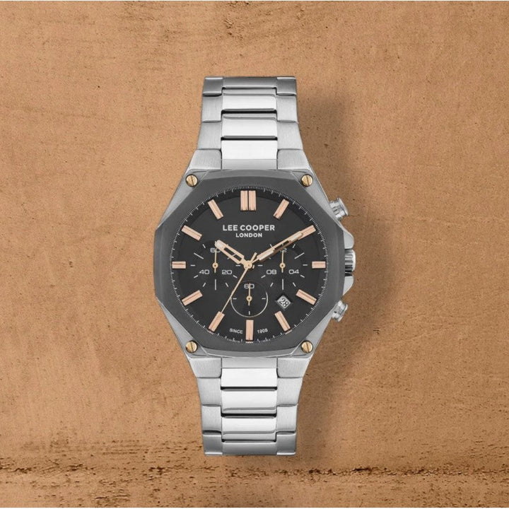 Lee Cooper Men Silver Stainless Steel Analog Watch LC07319360 - Salman Stores