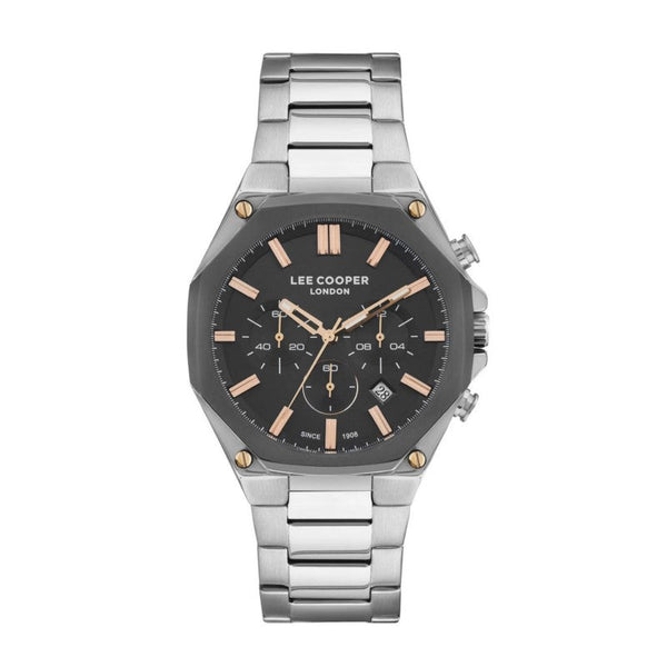 Lee Cooper Men Silver Stainless Steel Analog Watch LC07319360 - Salman Stores