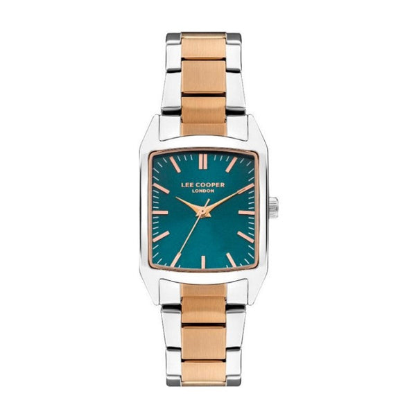 Lee Cooper Women Silver & Rose Gold Stainless Steel Analog Watch LC07924470 - Salman Stores