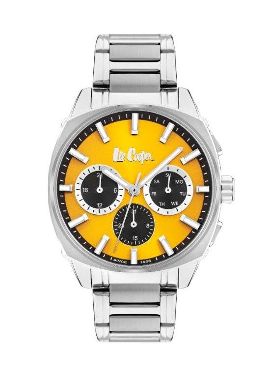 Lee Cooper Men Silver Stainless Steel Analog Watch LC07925310 - Salman Stores