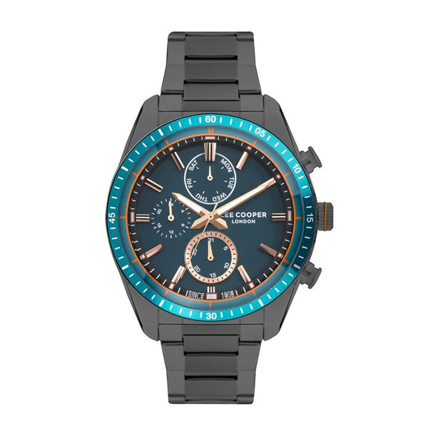 Lee Cooper Men Black Stainless Steel Analog Watch LC07949090 - Salman Stores