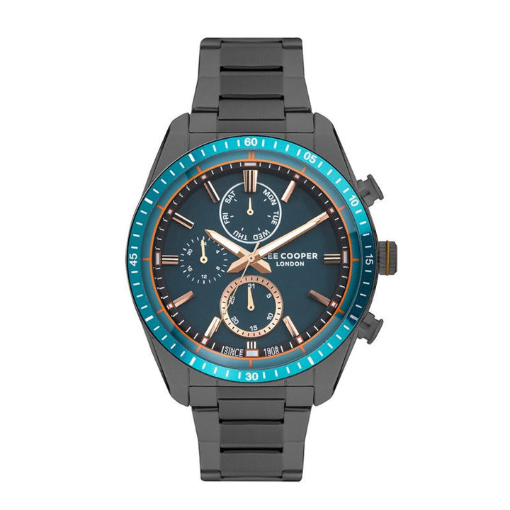 Lee Cooper Men Black Stainless Steel Analog Watch LC07949090 - Salman Stores