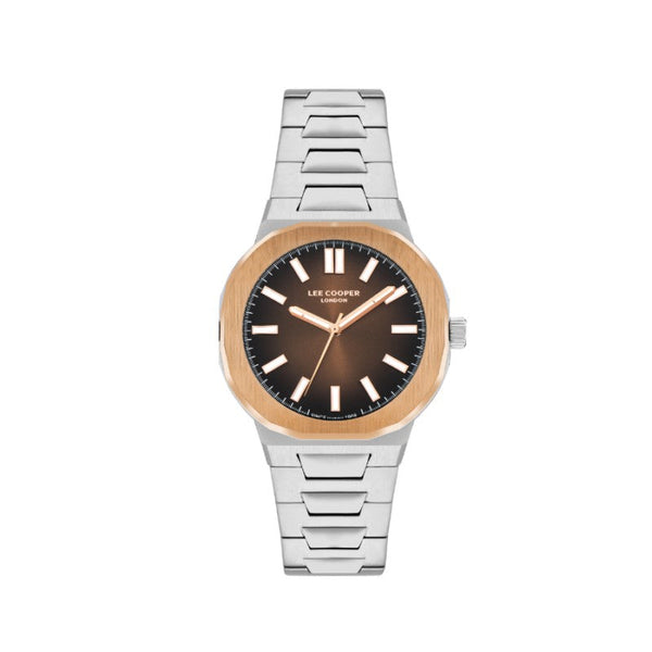 Lee Cooper Men Silver Stainless Steel Analog Watch LC07952540 - Salman Stores
