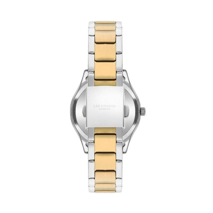 Lee Cooper Women Silver & Gold Stainless Steel Analog Watch LC07958270 - Salman Stores