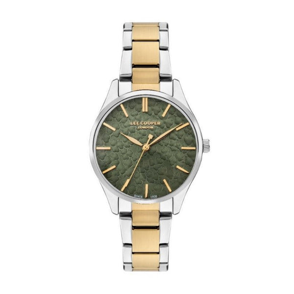 Lee Cooper Women Silver & Gold Stainless Steel Analog Watch LC07958270 - Salman Stores