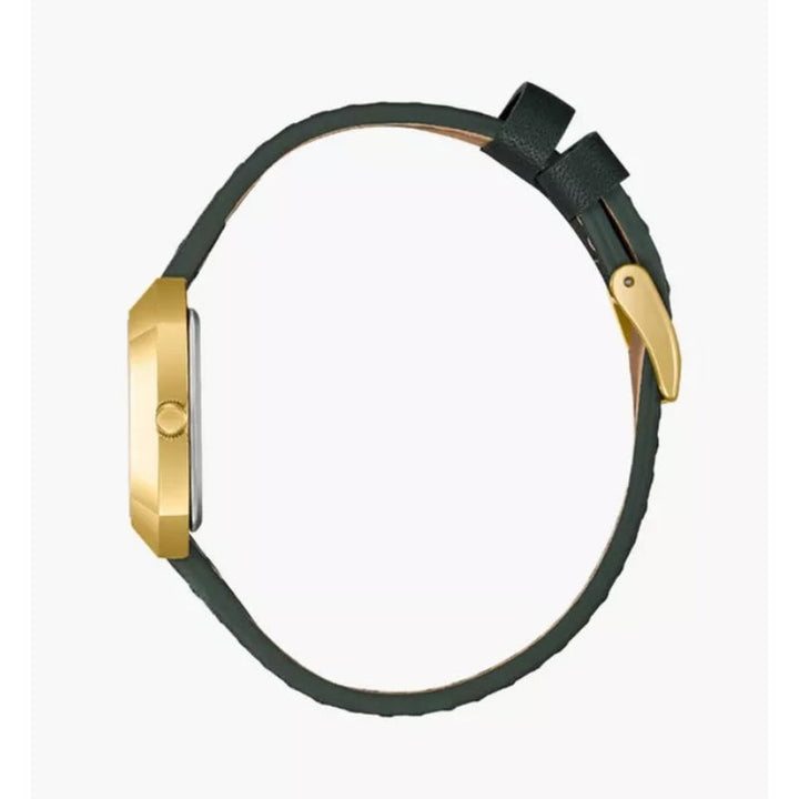 Lee Cooper Women Black Leather Analog Green Dial Watch LC08028175 - Salman Stores
