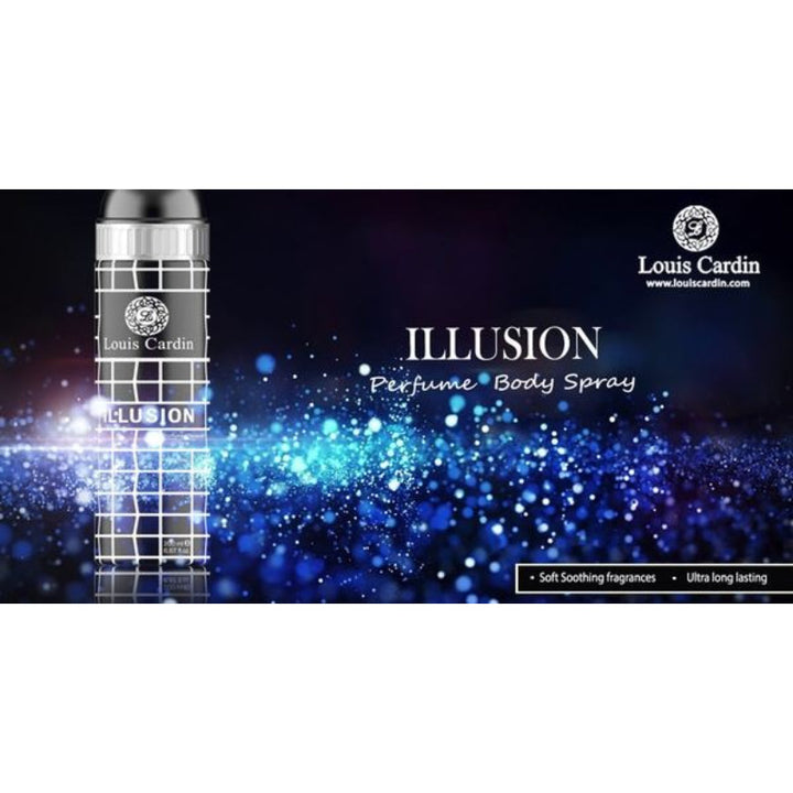 Louis Cardin Illusion Deo Spray 200ML - Salman Stores