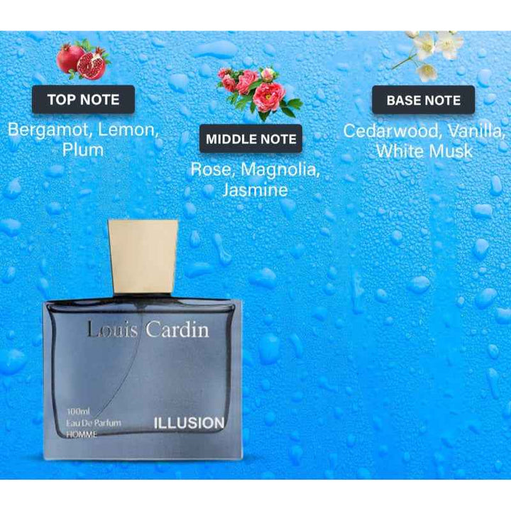 Louis Cardin Perfume Illusion Homme EDP 100 ml LC199918
