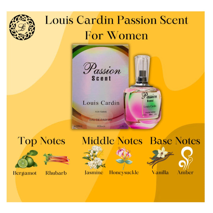 Louis Cardin Perfume Passion Scent Femme EDP 100 ml - Salman Stores