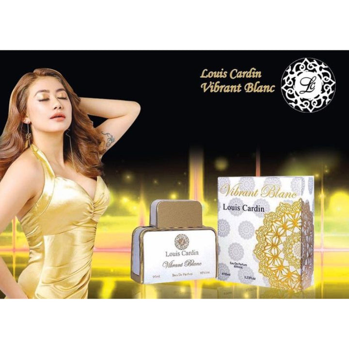 Louis Cardin Vibrant Blanc Femme EDP 95ML - Salman Stores