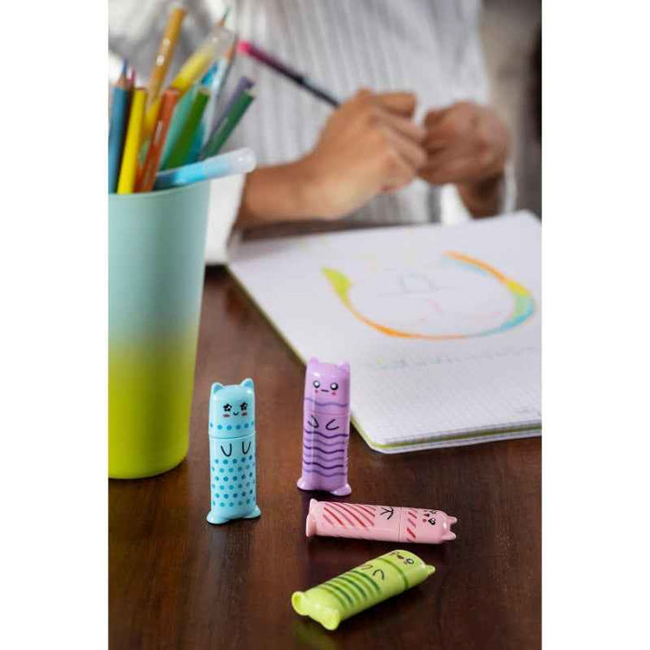 Maped Pastel Mini Highlighters Set of 4 Colors MD-743604