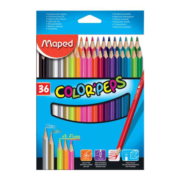 Maped Color Peps Pencils Set of 36 Colors MD-832017