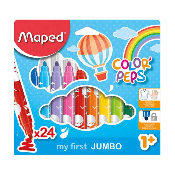 Maped Color Peps Felt Maxi Set of 24 Colors MD-846222