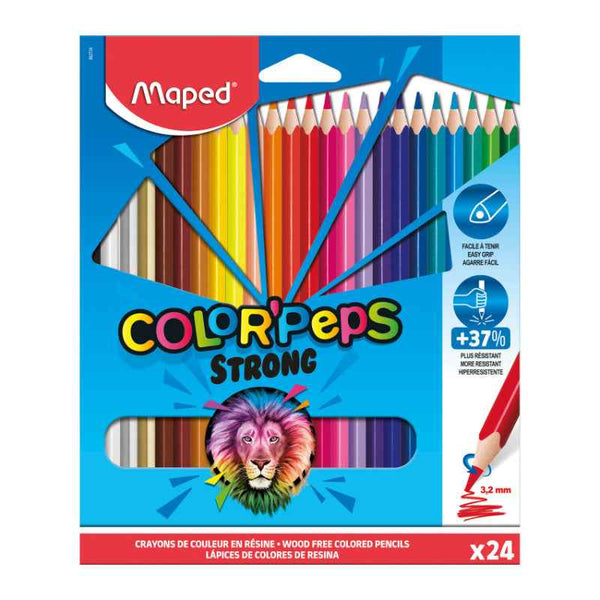 Maped Color Pencils Strong Set of 24 Colors MD-862724