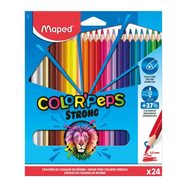 Maped Color Pencils Strong Set of 24 Colors MD-862724