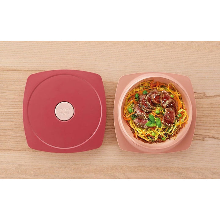 Maped Picnik Adult Lunch Plate Brick Red MD-870202 - Salman Stores