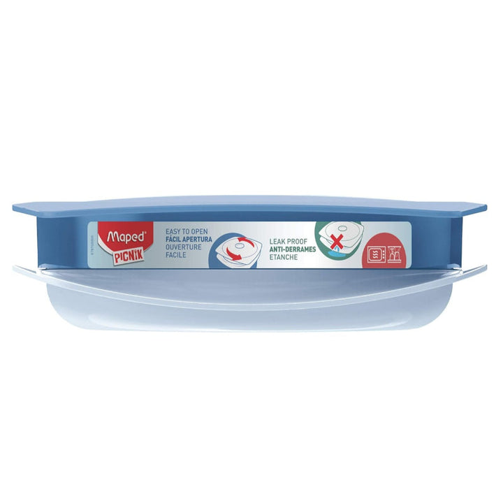 Maped Picnik Adult Lunch Plate Storm Blue MD-870203 - Salman Stores