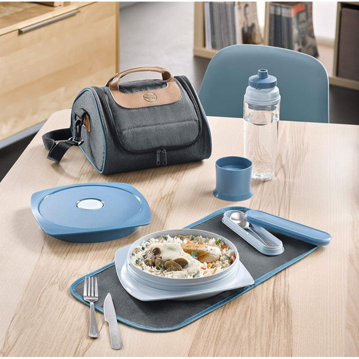 Maped Picnik Adult Lunch Plate Storm Blue MD-870203 - Salman Stores