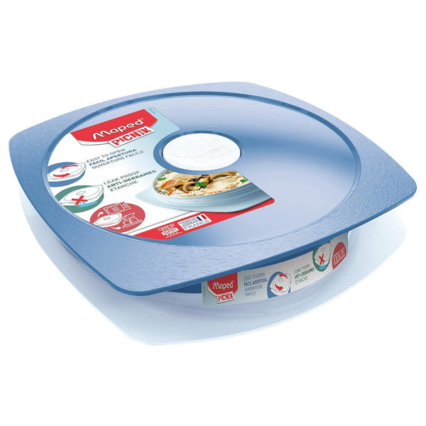 Maped Picnik Adult Lunch Plate Storm Blue MD-870203 - Salman Stores