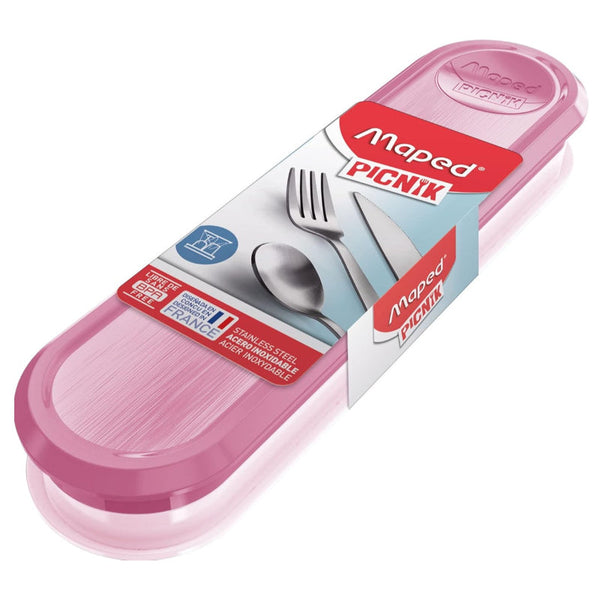 Maped Picnik Adult Cutlery Box Tender Rose MD-870401 - Salman Stores