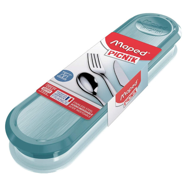 Maped Picnik Adult Cutlery Box Eucalyp Green MD-870404 - Salman Stores