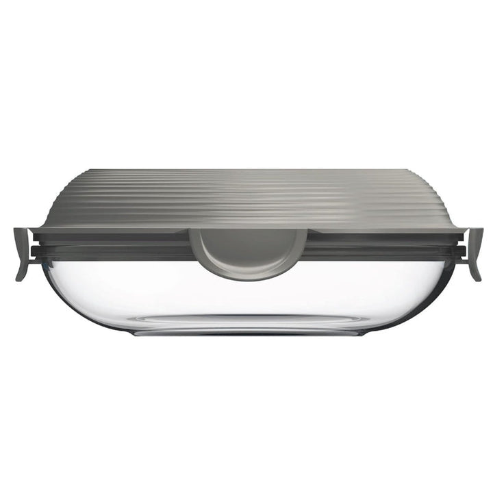 Maped Picnik Adult Lunch Plate Glass Grey MD-870605 - Salman Stores