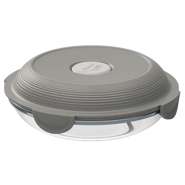Maped Picnik Adult Lunch Plate Glass Grey MD-870605 - Salman Stores