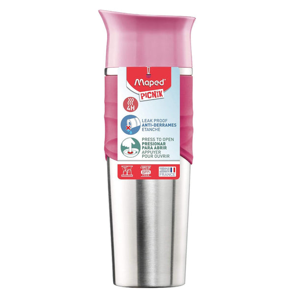 Maped Picnik Adult Travel Mug 330ml Tender Rose MD-871901 - Salman Stores