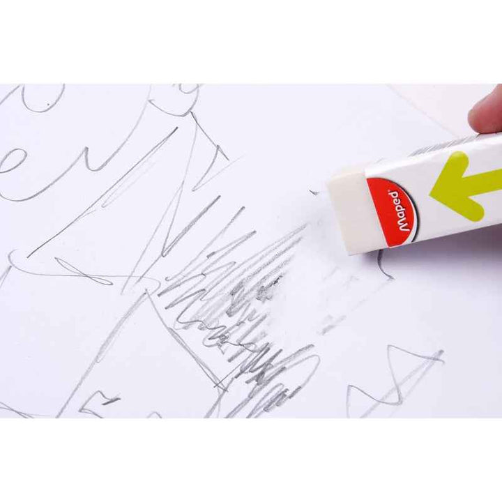 Maped Eraser Technic 600, Set of 12 MDP-VP-085