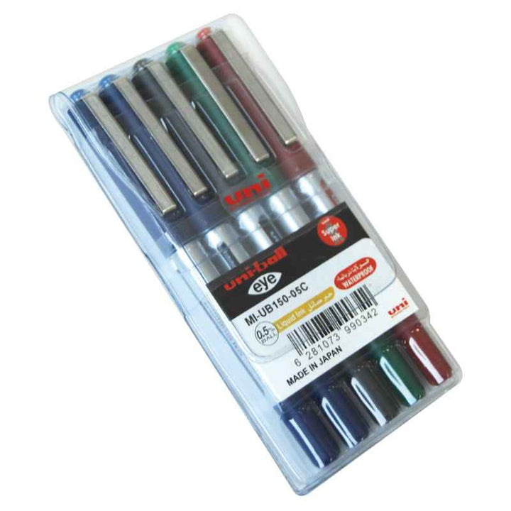 Mitsubishi Uni-Ball Eye Micro Fine Pen Set of 5 MI-UB150-05C