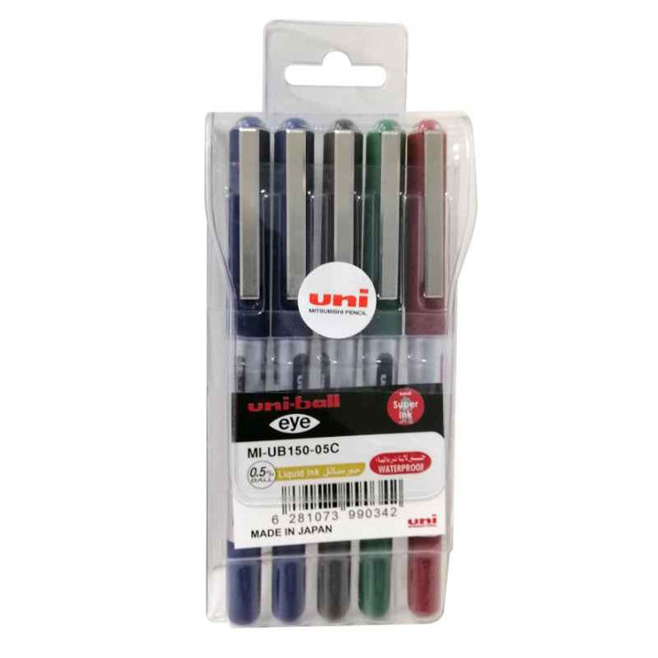 Mitsubishi Uni-Ball Eye Micro Fine Pen Set of 5 MI-UB150-05C