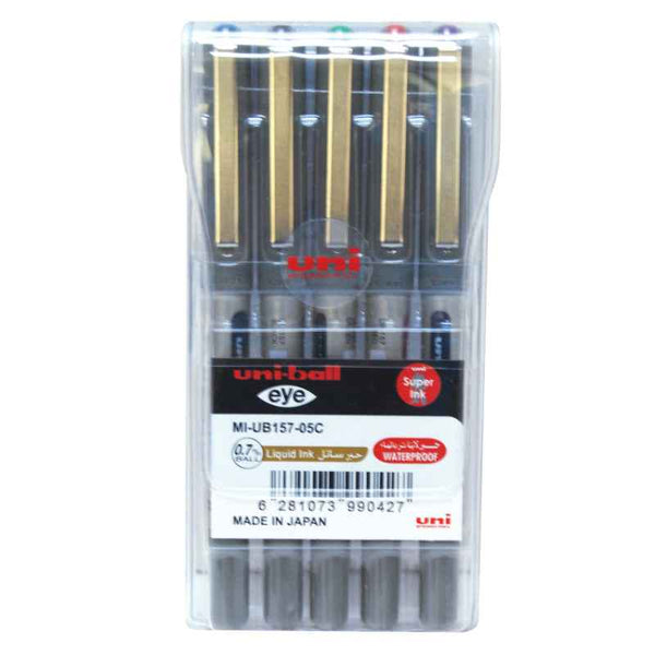 Mitsubishi Uni-Ball Eye Fine Pen Set of 5 MI-UB157-05C