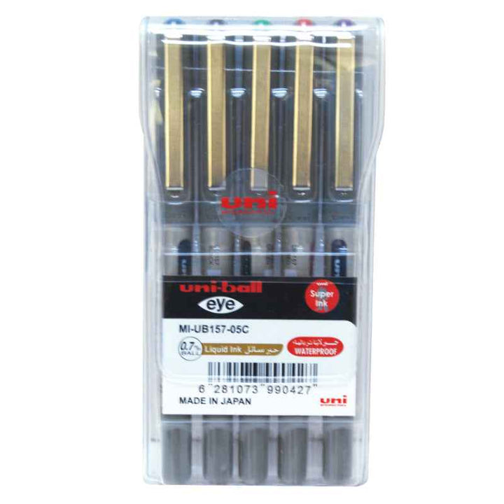 Mitsubishi Uni-Ball Eye Fine Pen Set of 5 MI-UB157-05C