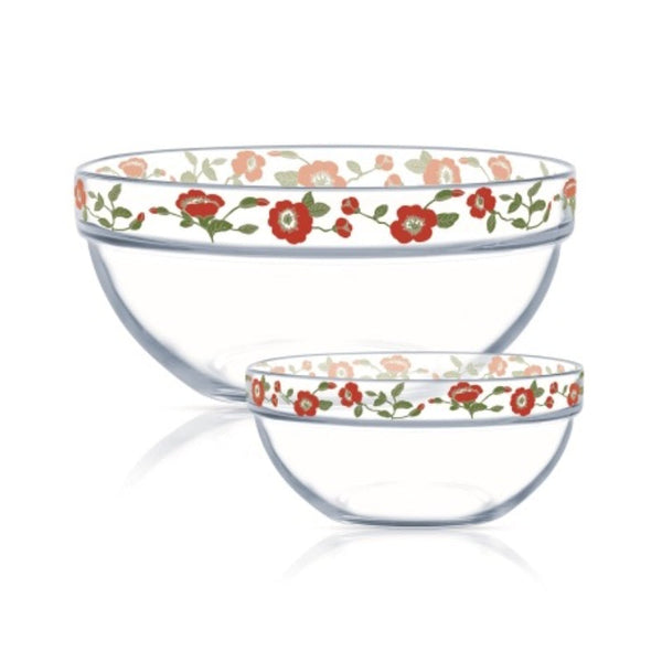 Luminarc Stack Bowl Ambrosia Marj 5 Pieces Set - Salman Stores