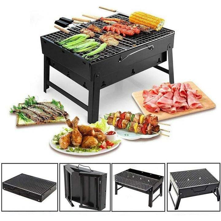 Nomad Foldable Grill 35x27cm Stainless Steel ND-CG-34649 - Salman Stores