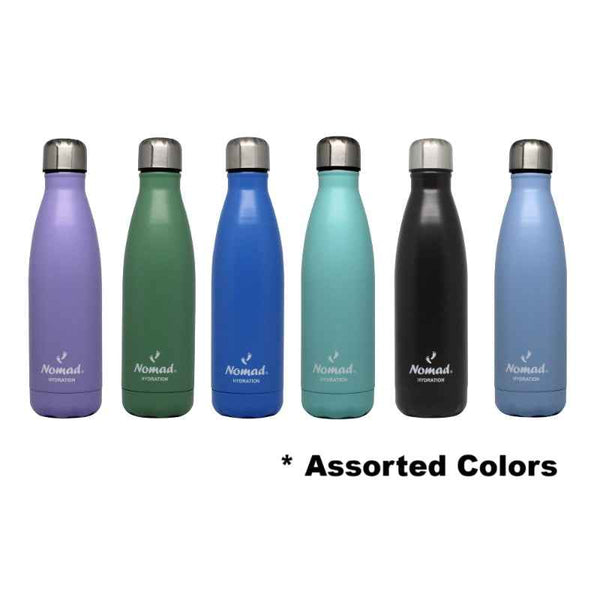 Nomad Hydration Water Bottle Stainless Steel Assorted 0.700L ND-WB0608-ASST