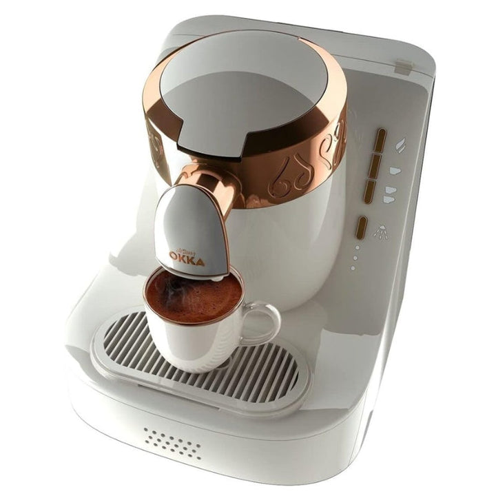 Arzum Okka 1 Turkish  Coffee Machine White Copper OK001-W - Salman Stores