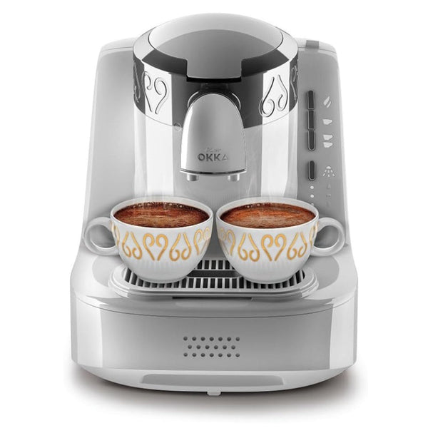 Arzum Okka 2 Turkish Coffee Machine White Chrome OK002-W - Salman Stores