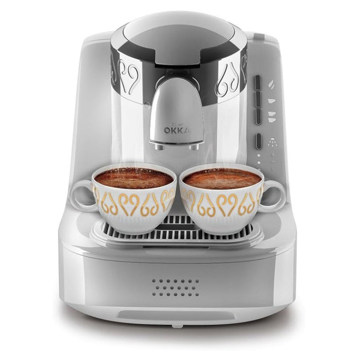 Arzum Okka 2 Turkish Coffee Machine White Chrome OK002-W - Salman Stores