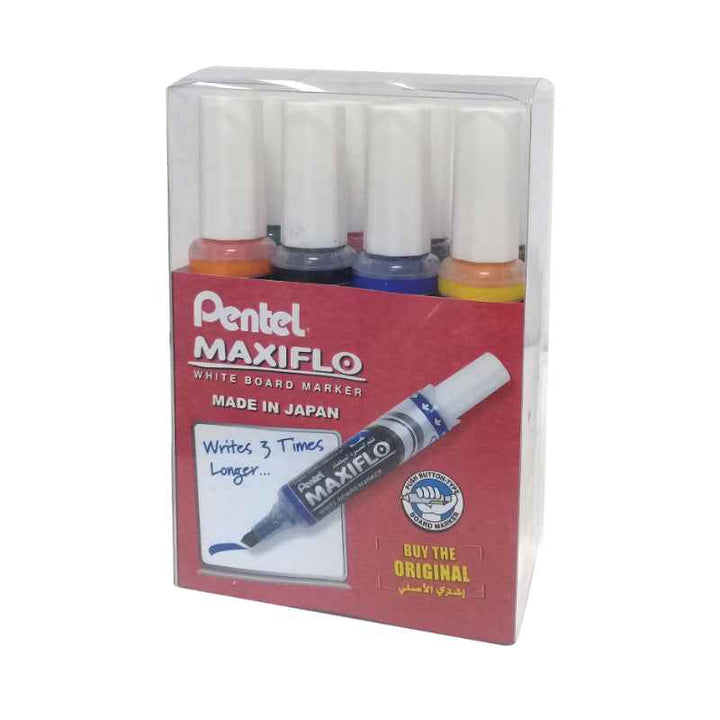 Pentel Maxiflo Whiteboard Marker Set of 8 Colors PEP-MWL6-08