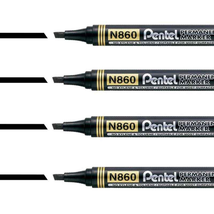 Pentel Permanent Marker N860 Black Set of 8 Black PEP-PK-N860-08A