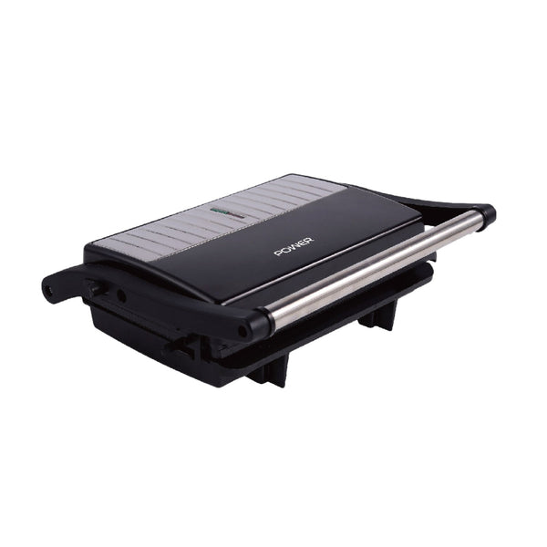 Power Press Grill 2 Slices Silver/ Black - Salman Stores